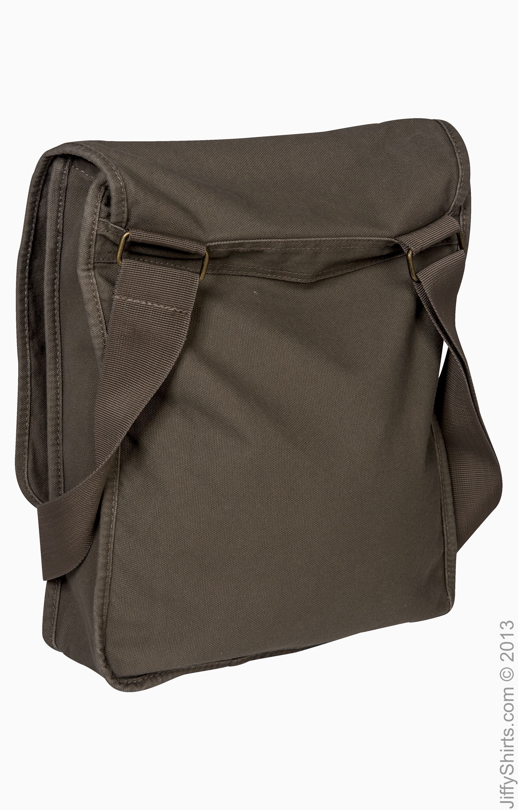 Authentic Pigment Pigment Dyed Canvas Field Bag 1902 Smoke